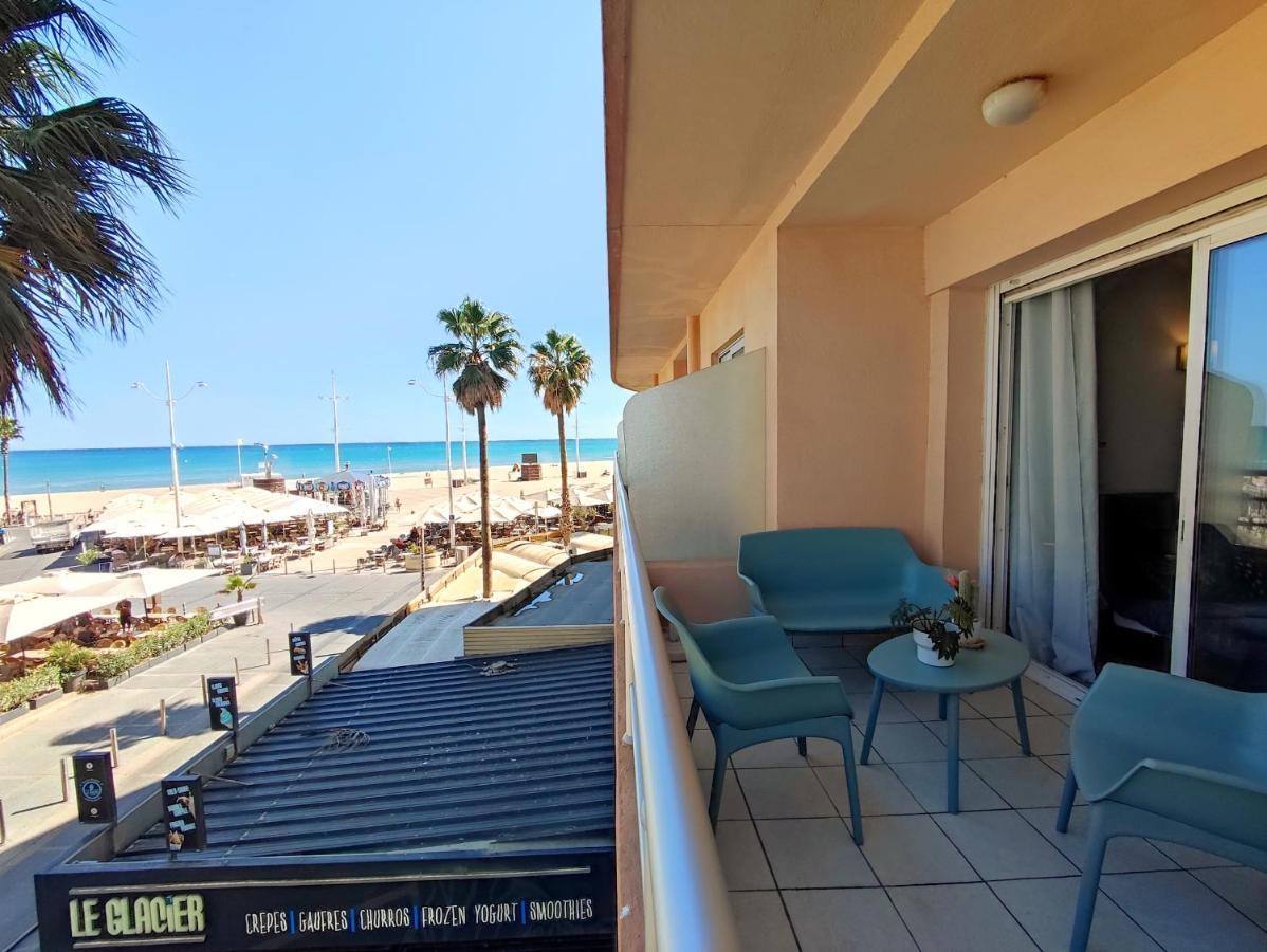 Superbe T2 vue mer avec ascenseur Canet-en-Roussillon Exterior foto